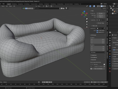 Dog bed 2 3D Model