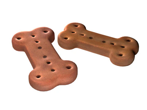 Собачий корм кістка 3D Модель