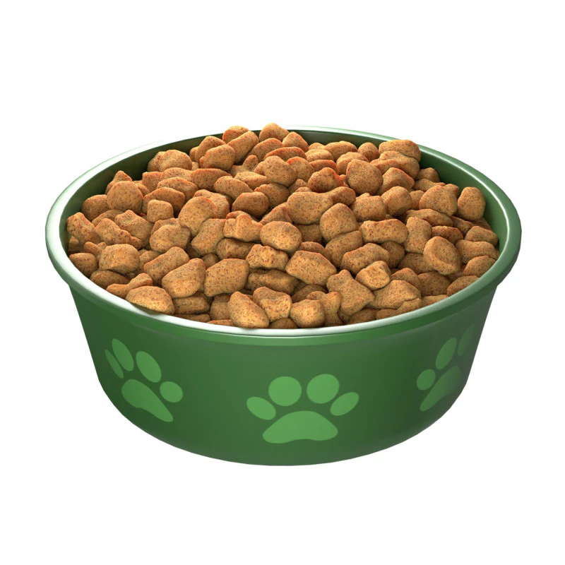 Dog food bowl 3D Model .c4d .max .obj .3ds .fbx .stl .blend