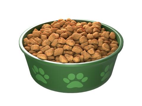 Dog food bowl 3D मॉडल