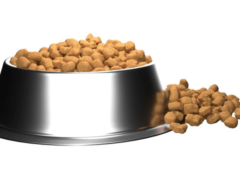Dog food bowl 3 3D Model