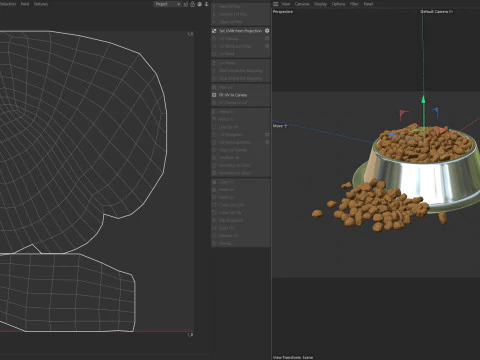 Dog food bowl 3 3D Model