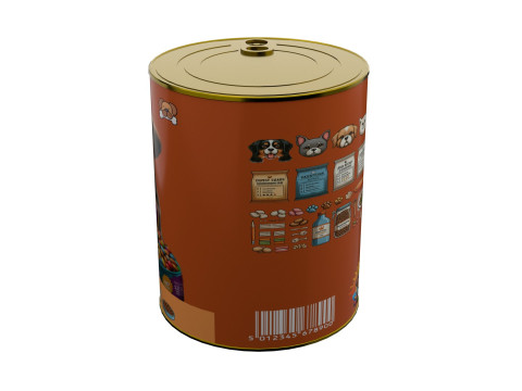 Dog food can Modelo 3D