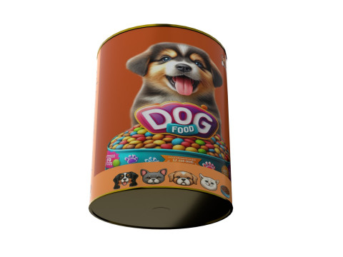 Dog food can Modelo 3D