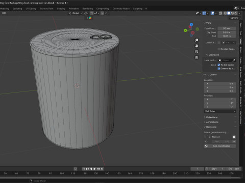 Dog food can Modelo 3D