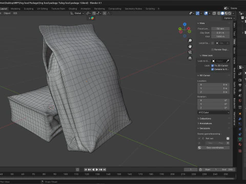 Dog food package 1 3D Model
