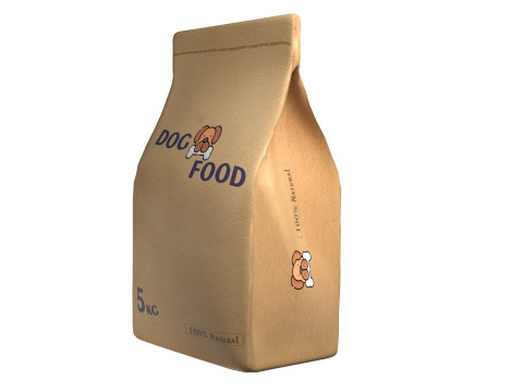 Dog food package 2 3D Model