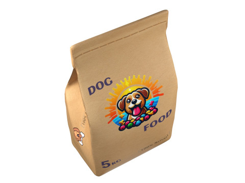 Dog food package 2 3D Model