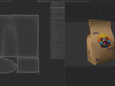 Dog food package 2 3D Model