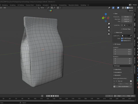 Dog food package 2 3D Model