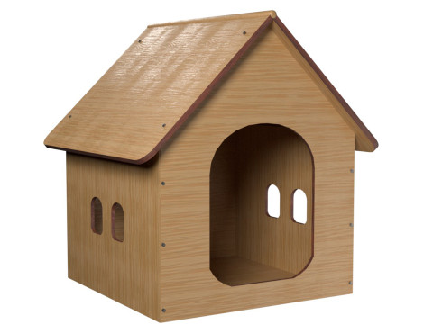 Dog house Modello 3D