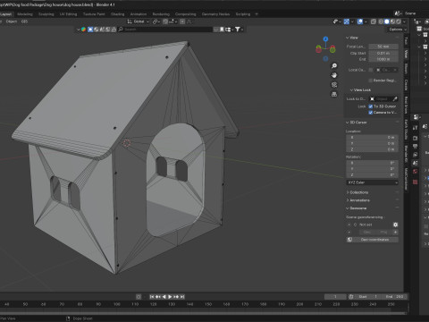 Dog house Model 3D
