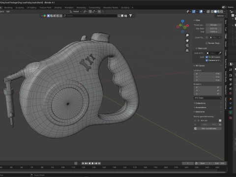Dog Leash 3D Model
