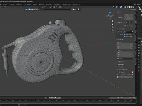 Dog Leash 3D Model