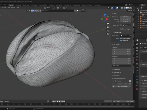Bread 2 Modello 3D