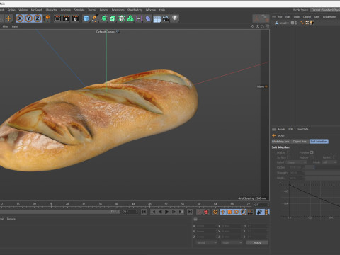 Bread 3 Model 3D