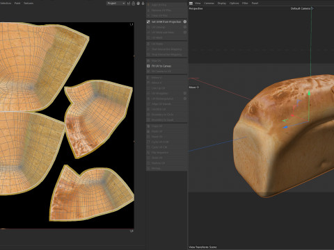 Bread 6 Modello 3D