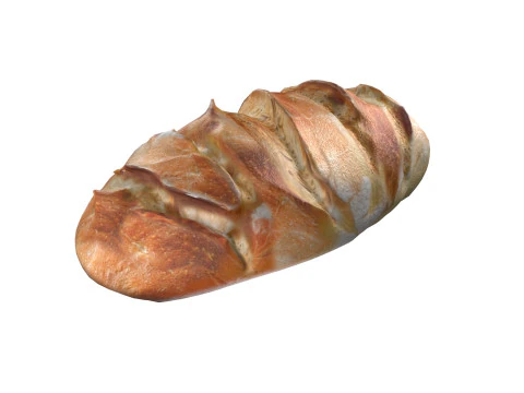 Bread 8 3D Model