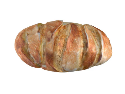 Bread 8 3D Model