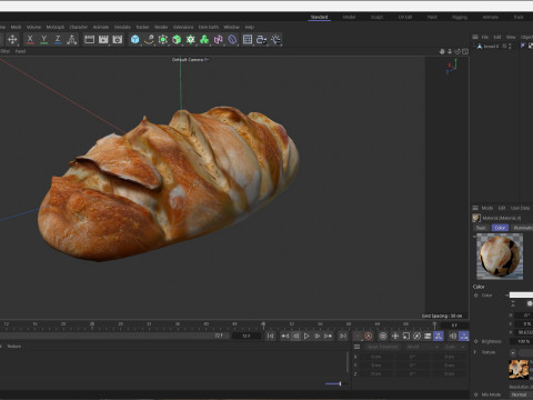 Bread 8 3Dモデル