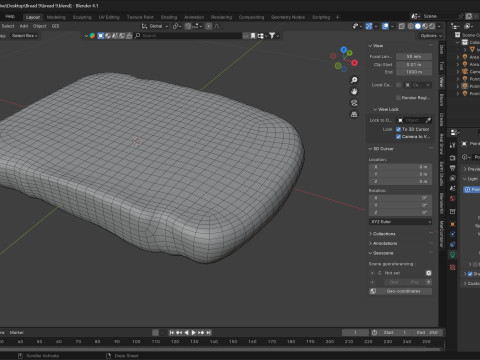 Bread 9 Modello 3D