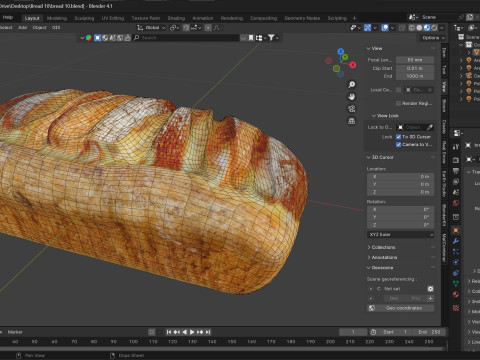 Bread 10 3D-Modell
