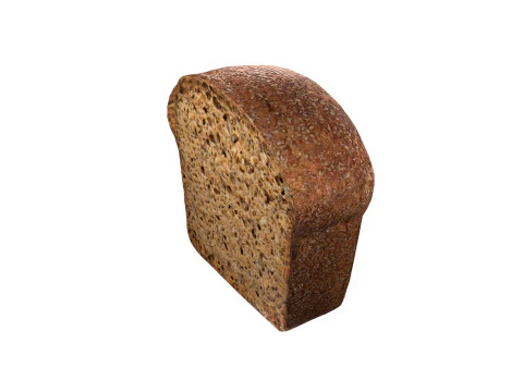 Bruin brood 3D Model