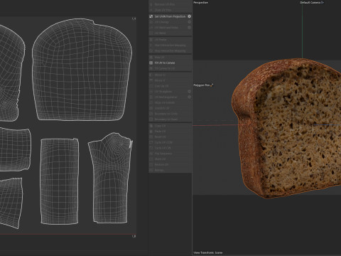 Brown bread Modelo 3D