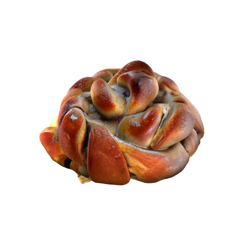 Cardamom Buns 3D Model .c4d .max .obj .3ds .fbx .stl .blend