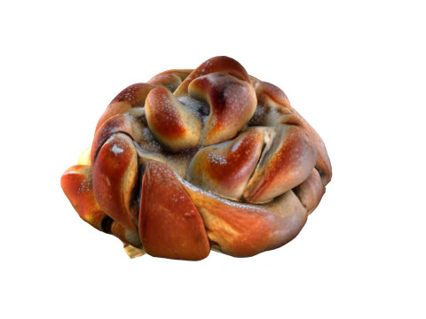 Cardamom Buns 3D Model