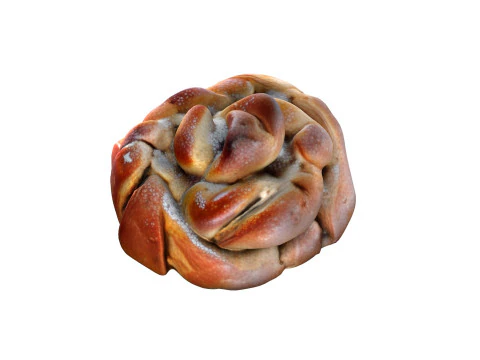 Cardamom Buns 3D Model