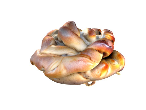 Cardamom Buns 3D Model