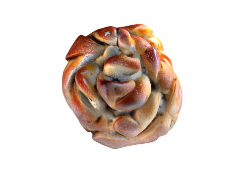 Cardamom Buns 3D Model