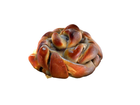 Cardamom Buns 3D Model