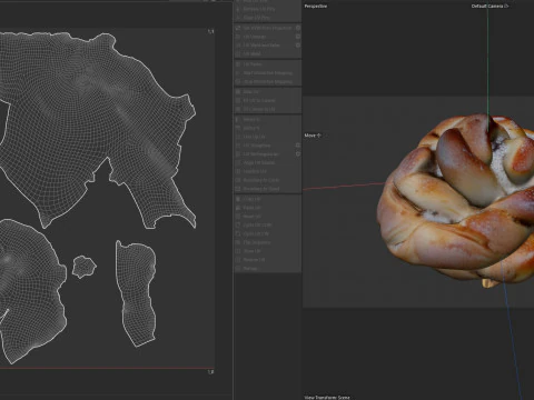 Cardamom Buns 3D Model