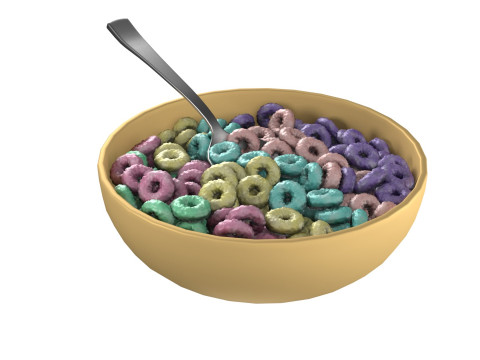 Cereal bowl 3D Model