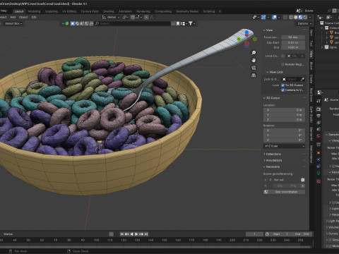 Cereal bowl 3D Model