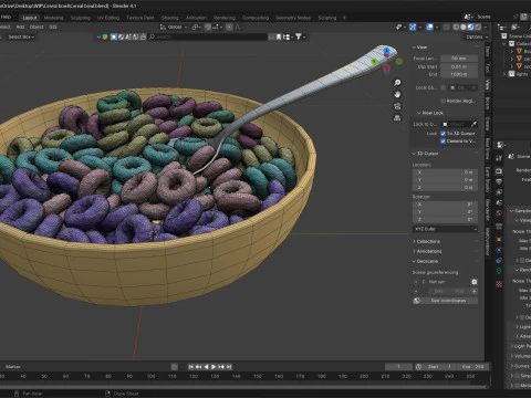 Cereal bowl 3D Model