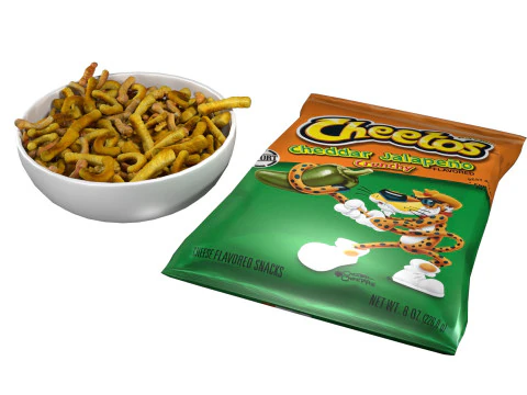 Cheetos snacks 3D Model