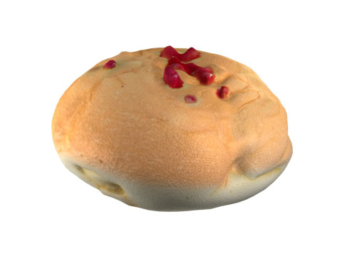 Cherry Bun 3D Model