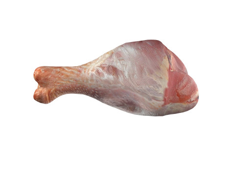 Chicken drumstick raw v1 3D 模型