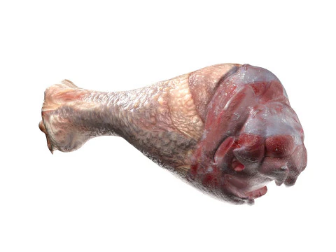 Chicken drumstick raw v2 3D Model