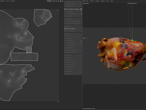 Chicken Fried Leg Piece v1 3D मॉडल