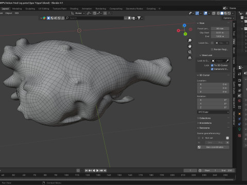Chicken Fried Leg Piece v1 3D मॉडल
