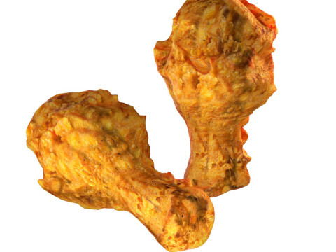 Chicken Leg peice crisp 3D Model