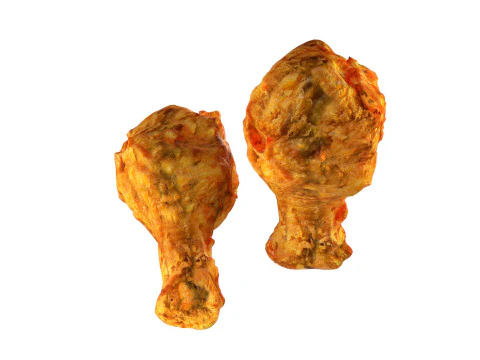 Chicken Leg peice crisp 3D Model