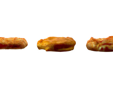 Chicken nuggets 3D Model