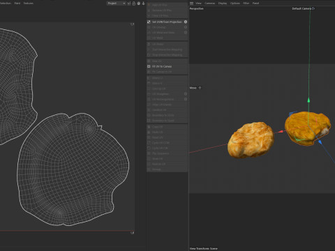 Chicken nuggets Modèle 3D