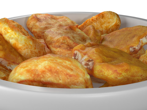 Chicken Nuggets bowl 3D 모델