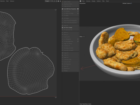 Chicken Nuggets bowl 3D 모델